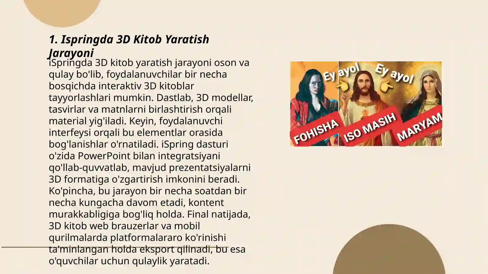 Ispringda 3D Kitob Yaratish 3