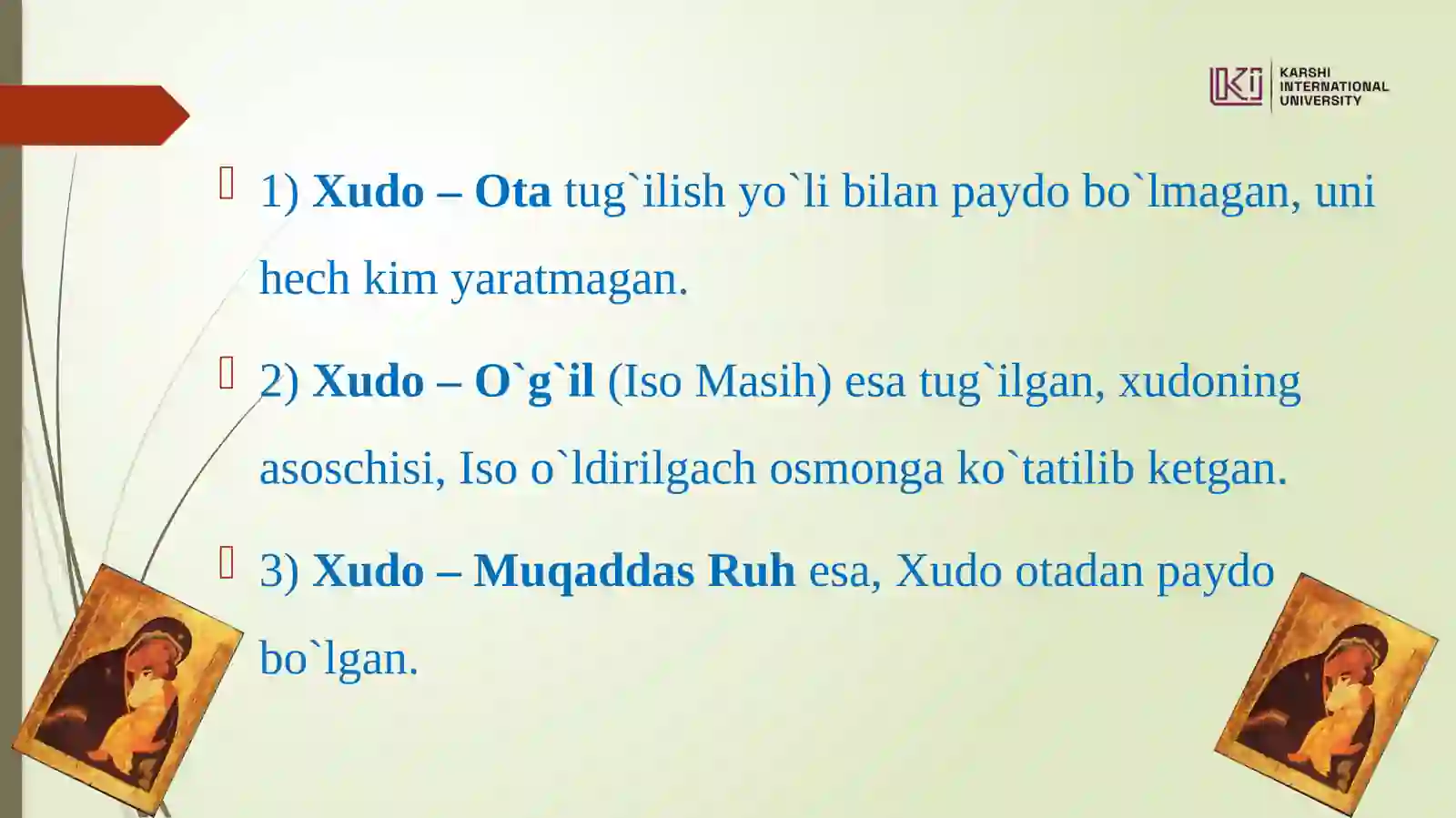 XRISTIANLIK DINI 3
