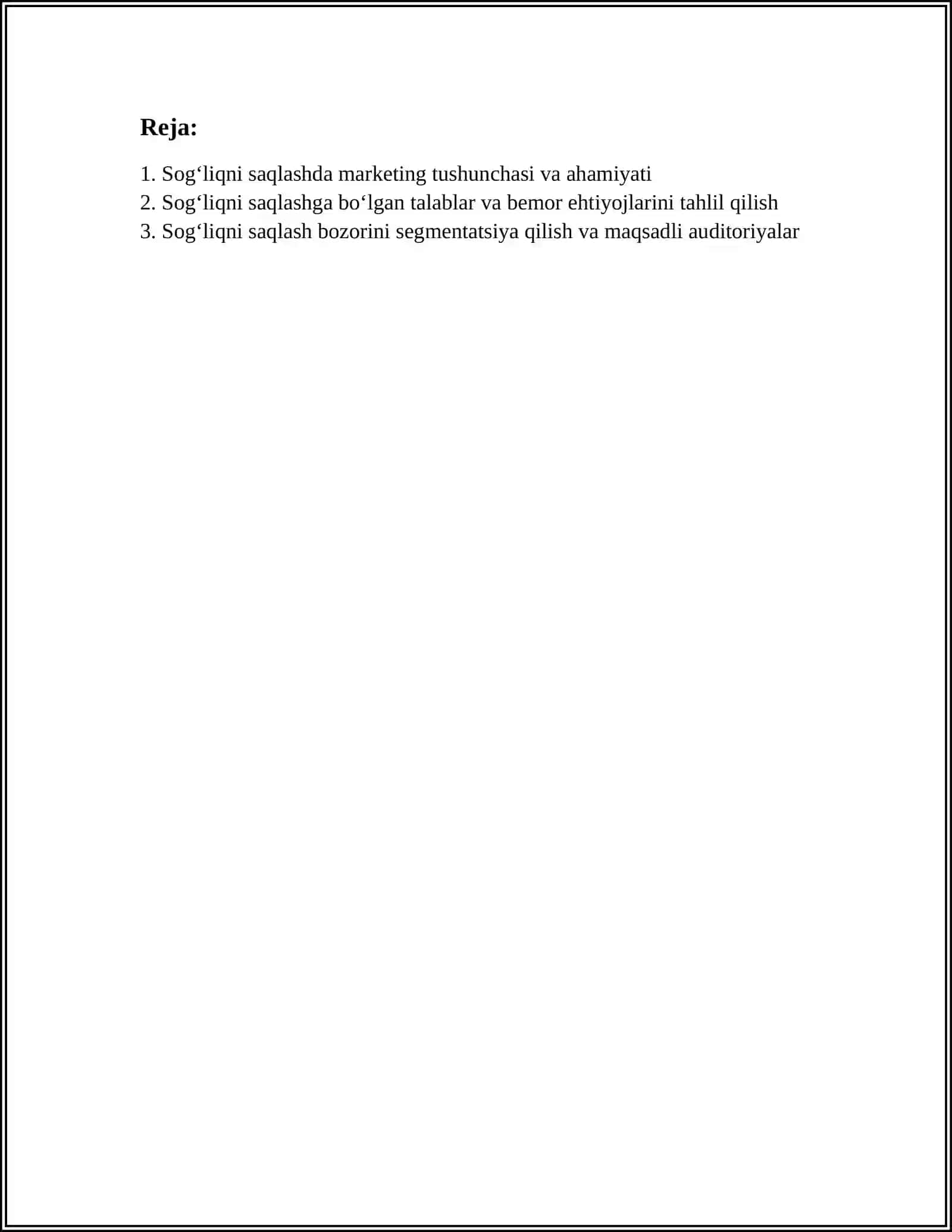 SOGʻLIQNI SAQLASHDA MARKETING 3