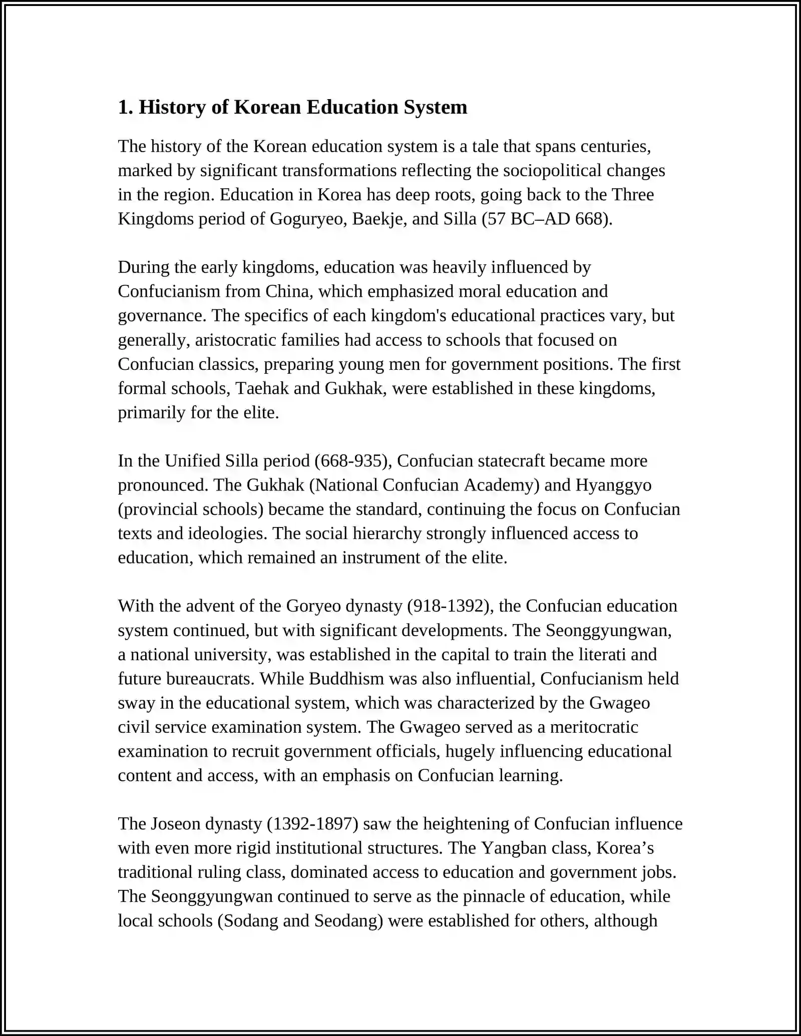 KOREAN EDUCATION 3