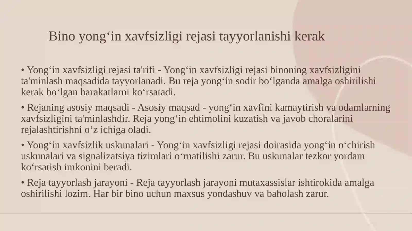 Bino, inshoot va xonalarga qo‘yiladigan yong‘in xavfsizligi talablari 3