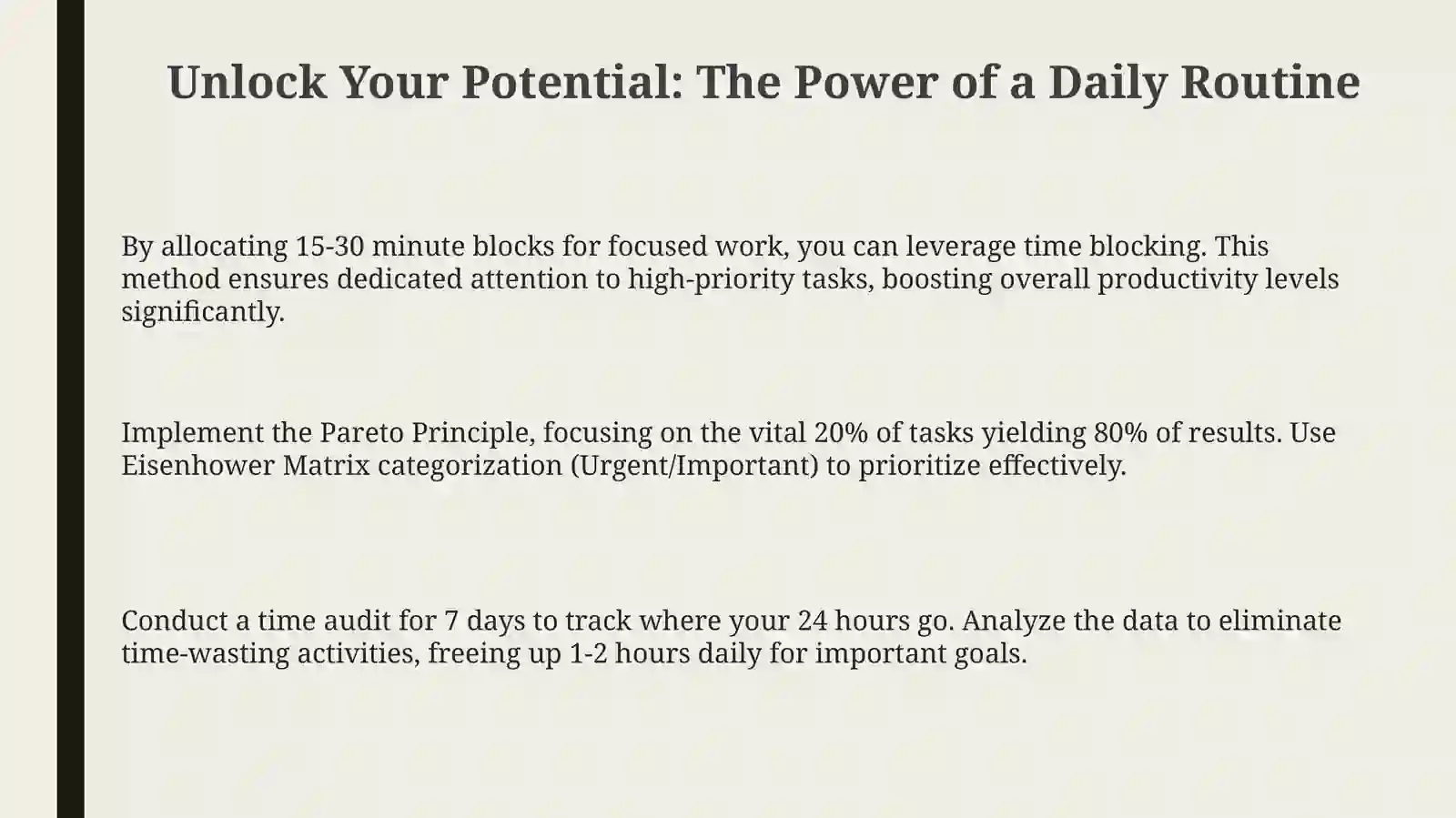 Organizing My Daily Routine Effectively 3