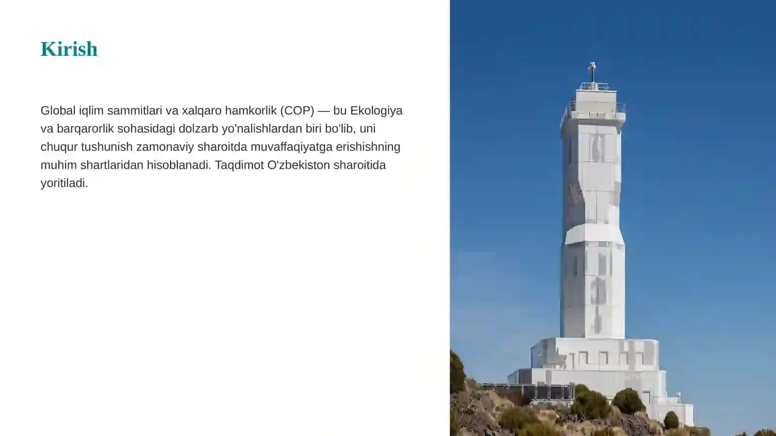 Ekologiya va Barqarorlik 3
