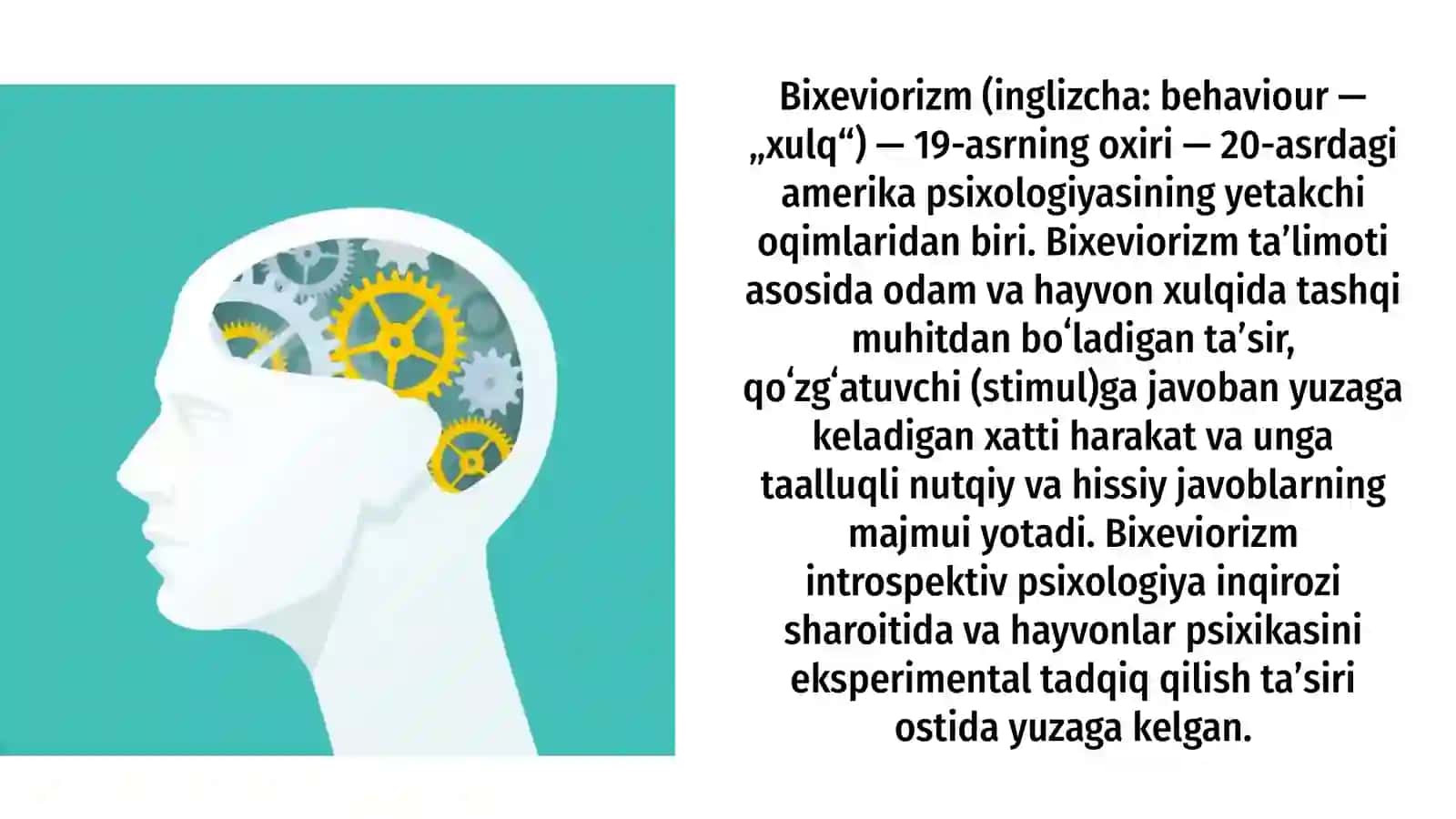 Bixeviorizm va bixevioralizm. Siyosiy xulq-atvor. 3