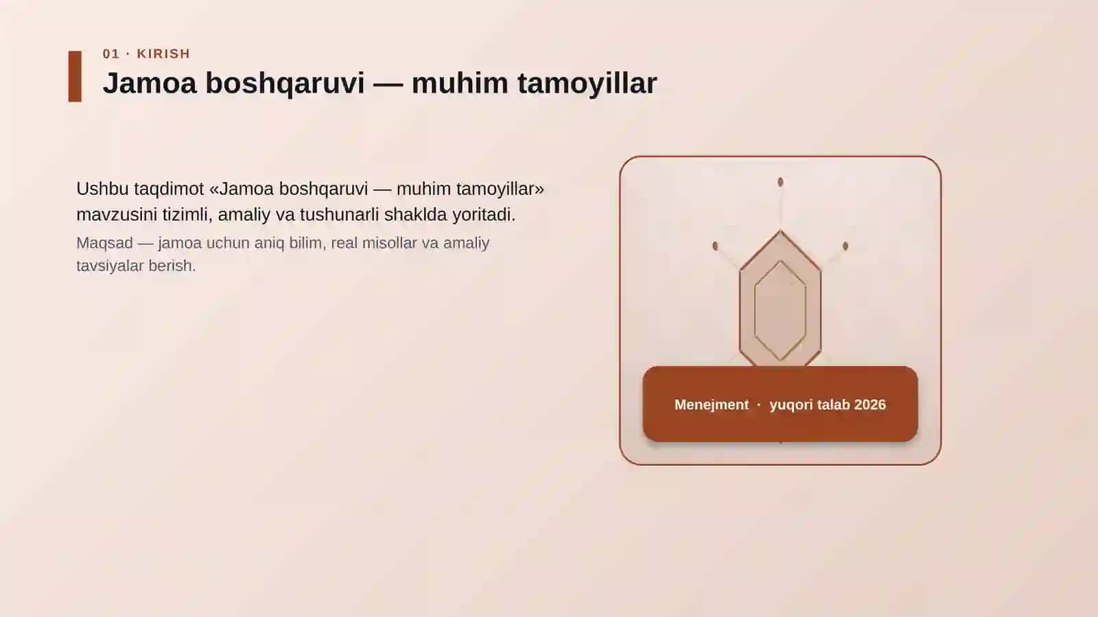 Jamoa boshqaruvi — muhim tamoyillar 3