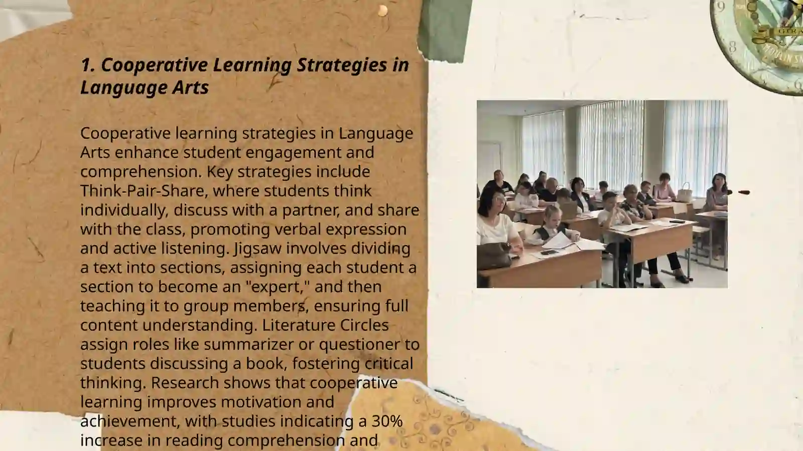 Action Research on Classroom Interventions 3