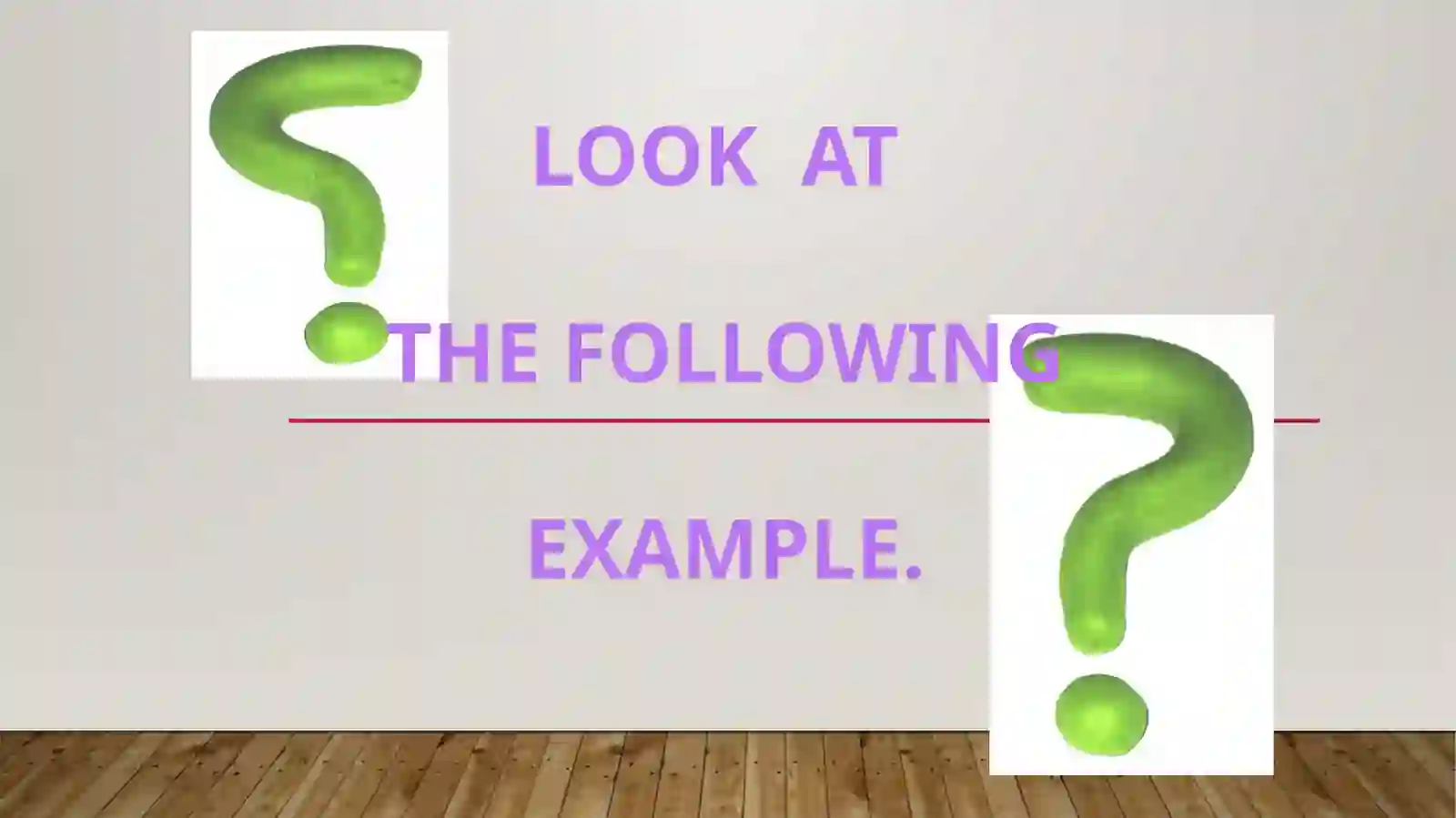 Word Order in Questions 3