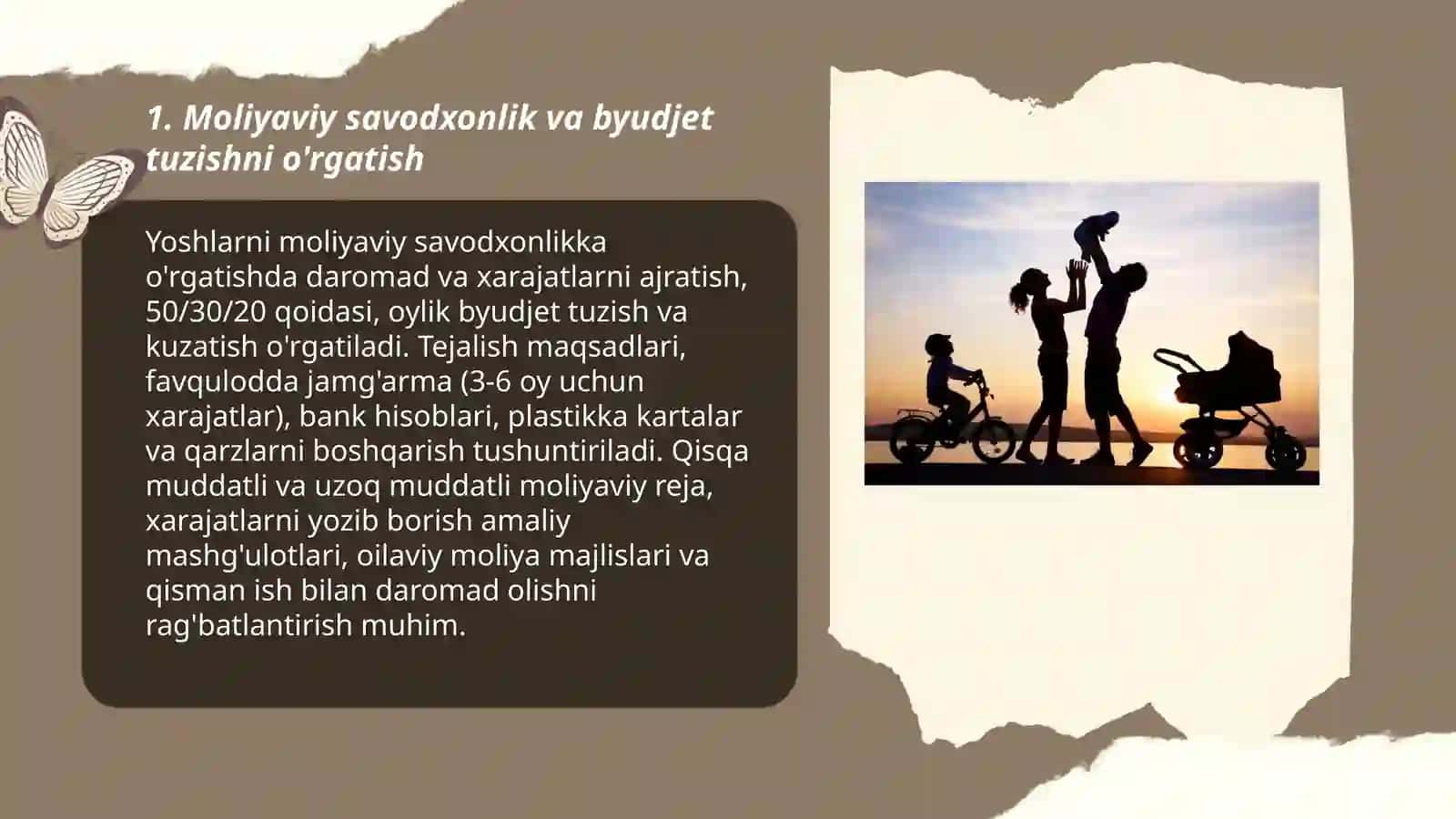 Yoshlarni mustaqil hayotga tayyorlash 3