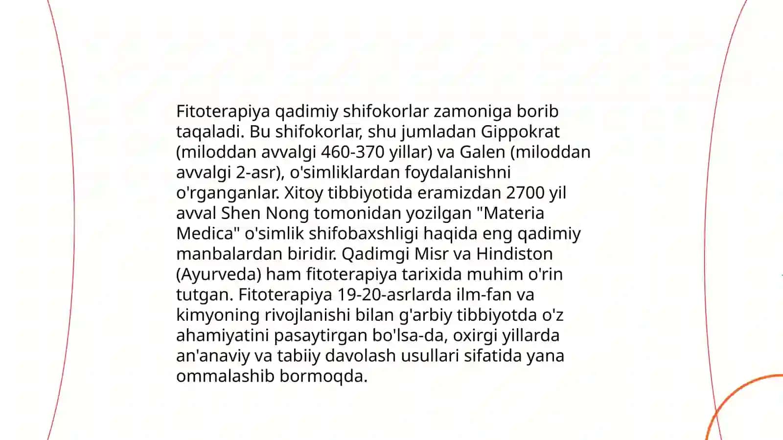 Fitoterapiyaning tibbiyotdagi oʻrni 3