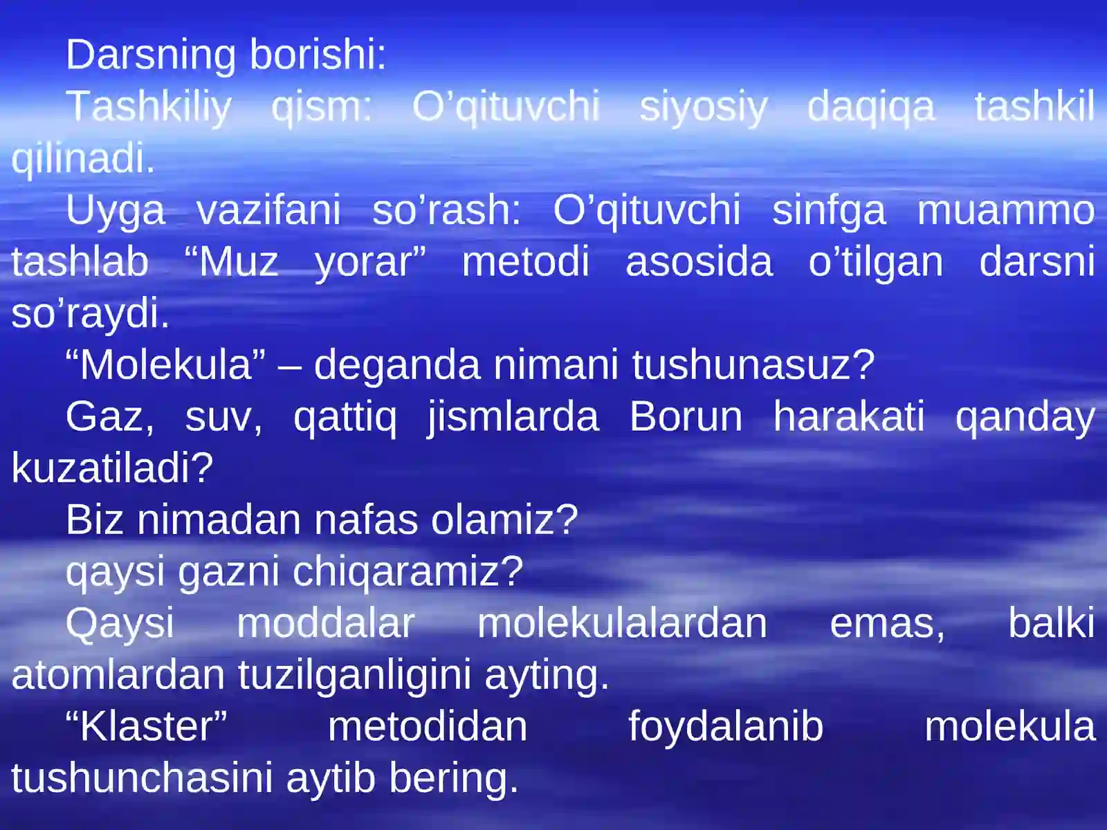 Modda miqdori va Molyar massa 3
