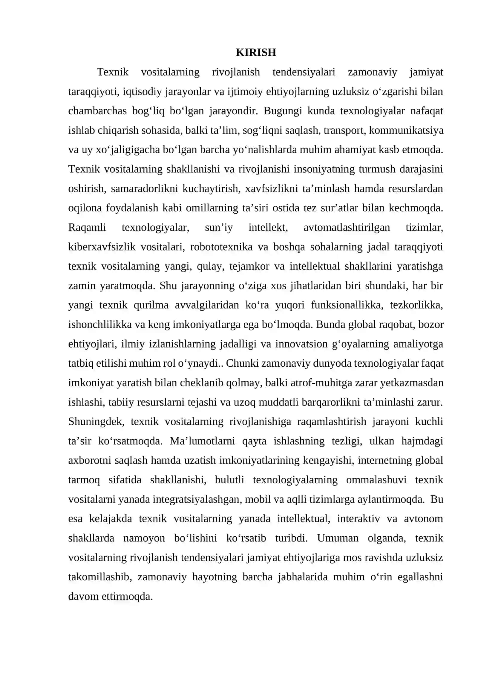 TEXNIK VOSITALARNING RIVOJLANISH TENDENSIYALARI 3