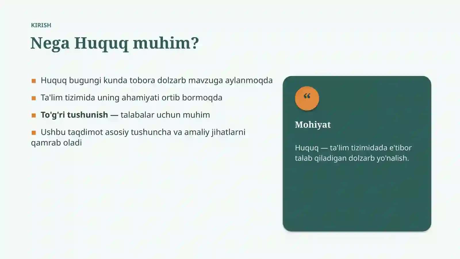 Ta'lim Tizimida Huquq 3