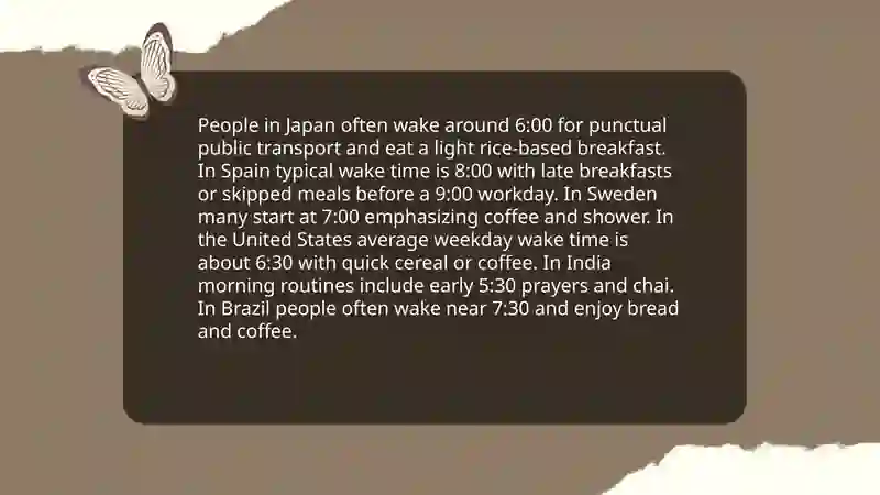 Daily Life in Different Countries 3