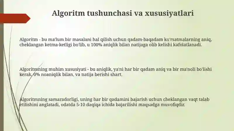Algoritmlar 3