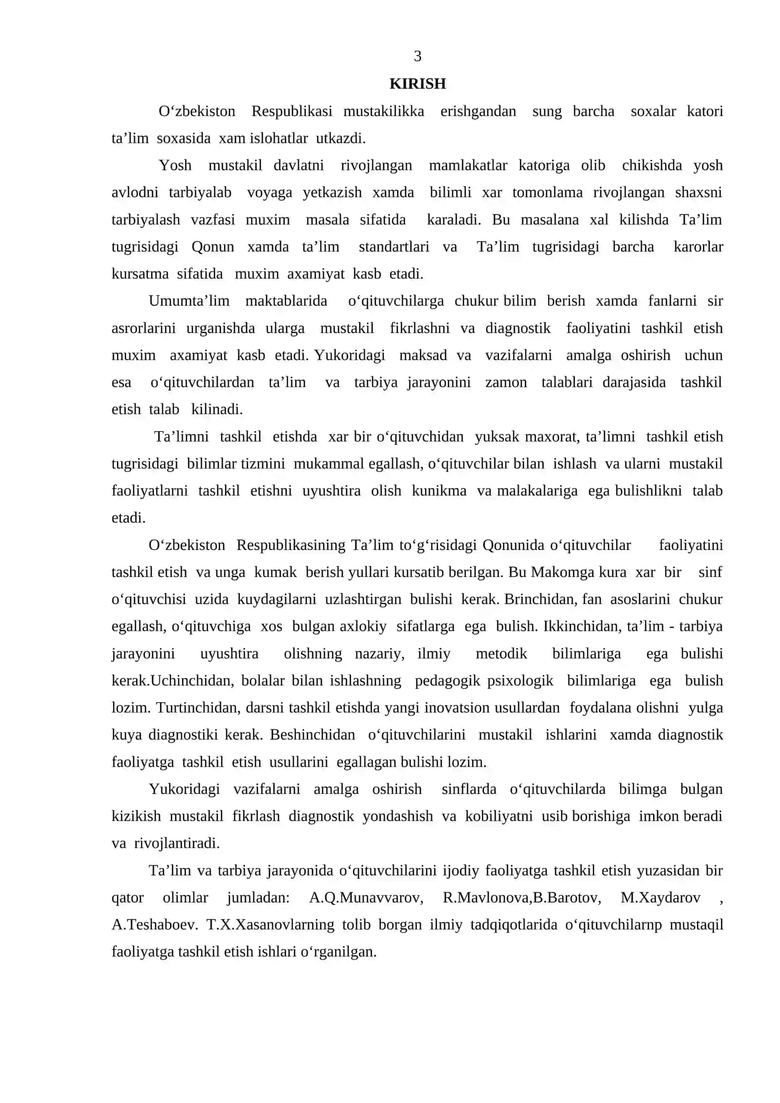 Bo‘lajak boshlang‘ich sinf o‘qituvchilarini diagnostik faoliyatga tayyorlashning ilmiy asoslari 3