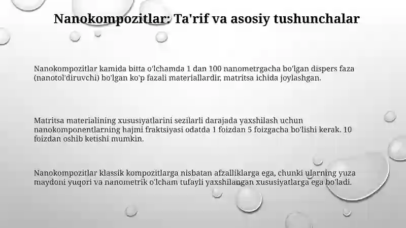 Nanokompozitlarning Xususiyatlari 3