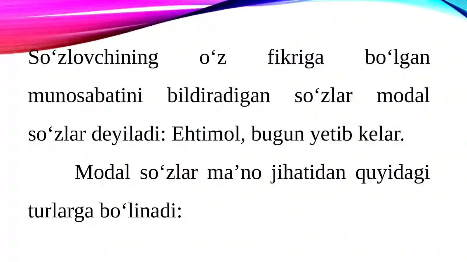 Alohida so’zlar 3