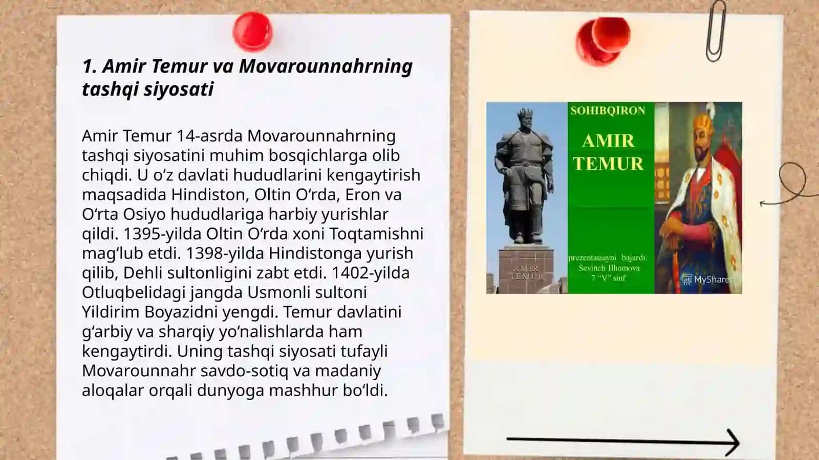 Amir Temur va Movarounnahrning tashqi siyosati 3