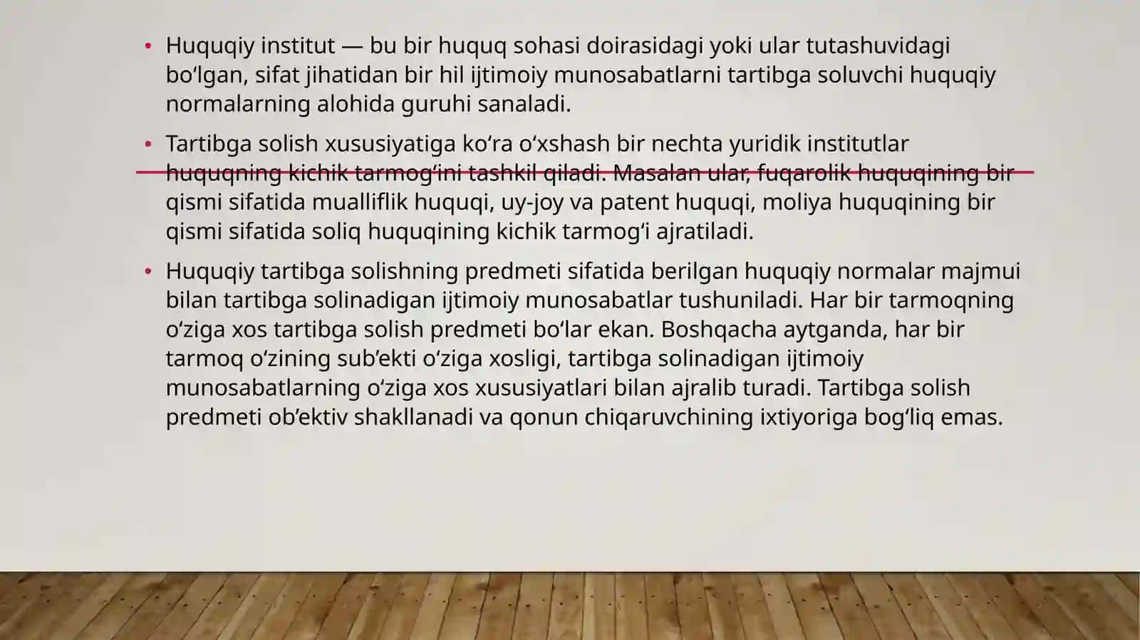 Huquq tizimi 3