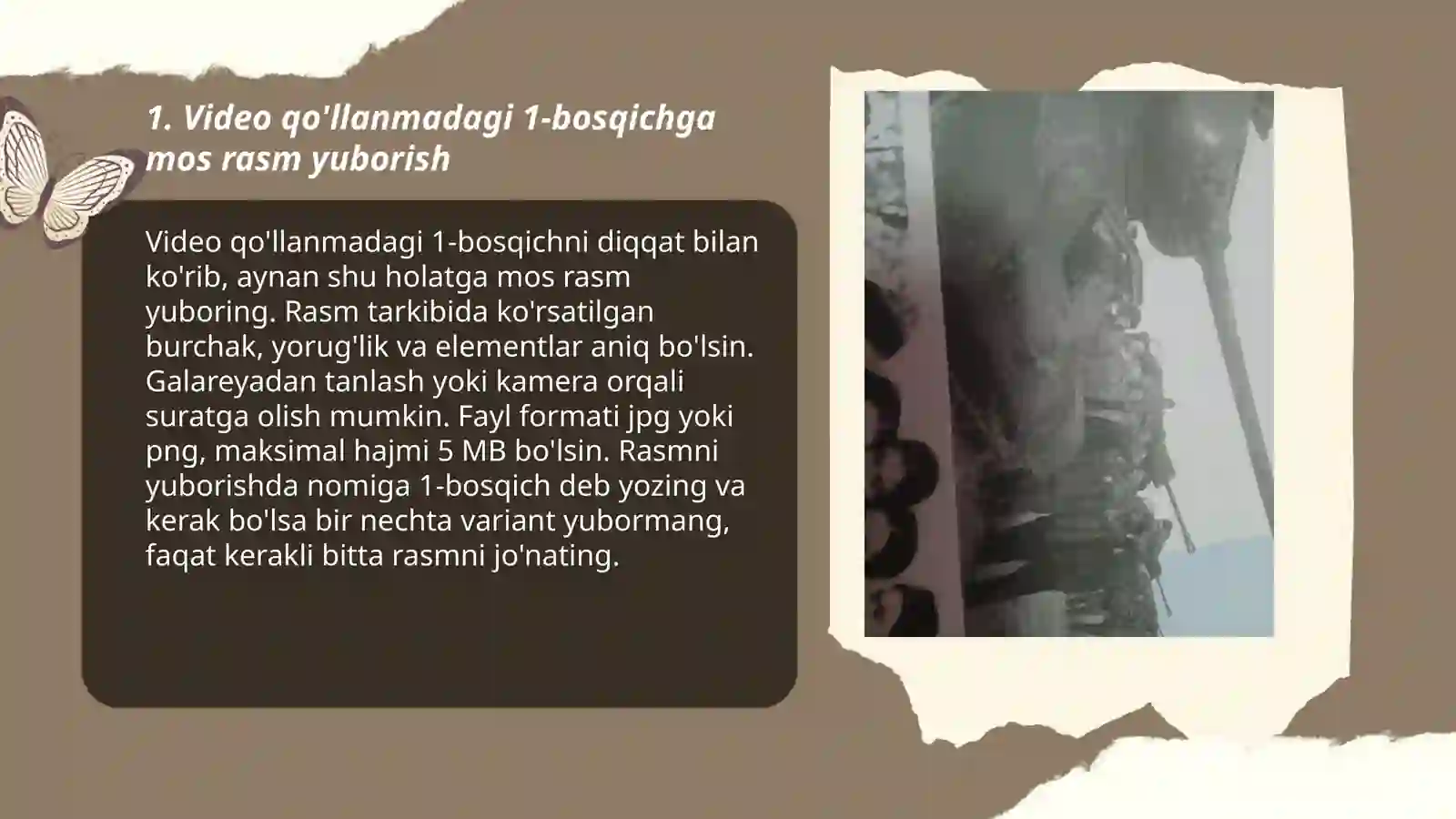 Mavzu bo'yicha galeriyadan rasm yuborish 3