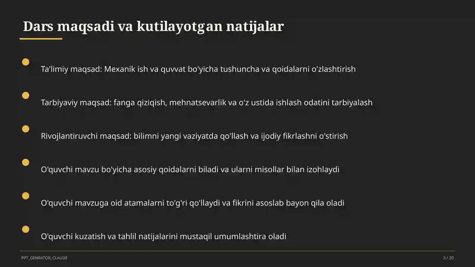 Mexanik ish va quvvat (7-sinf) 3