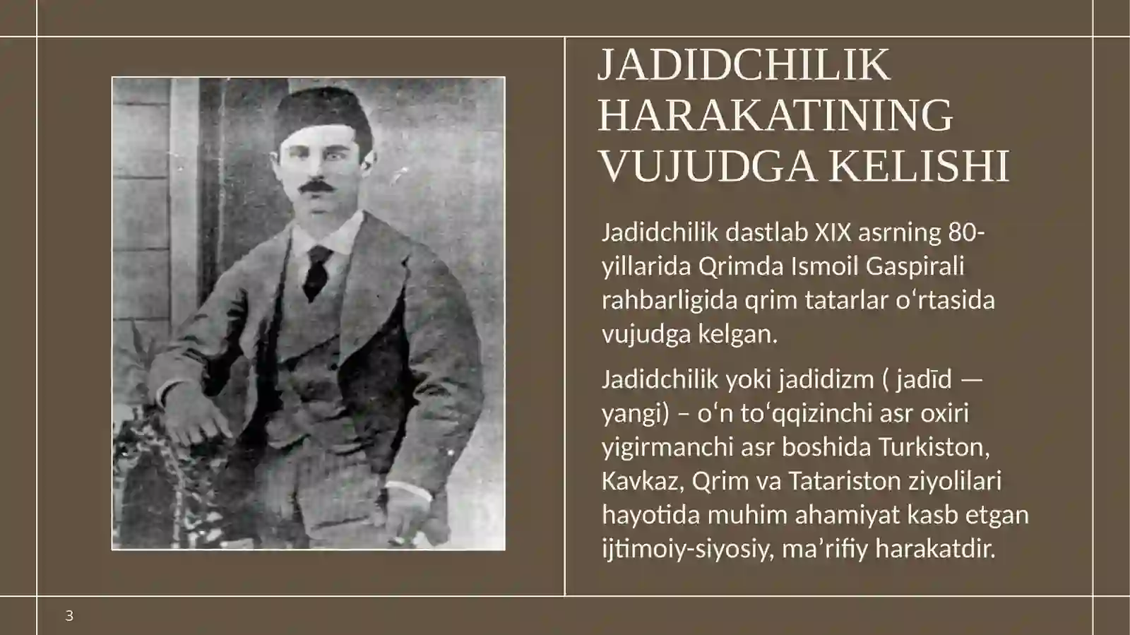 JADIDLAR 3
