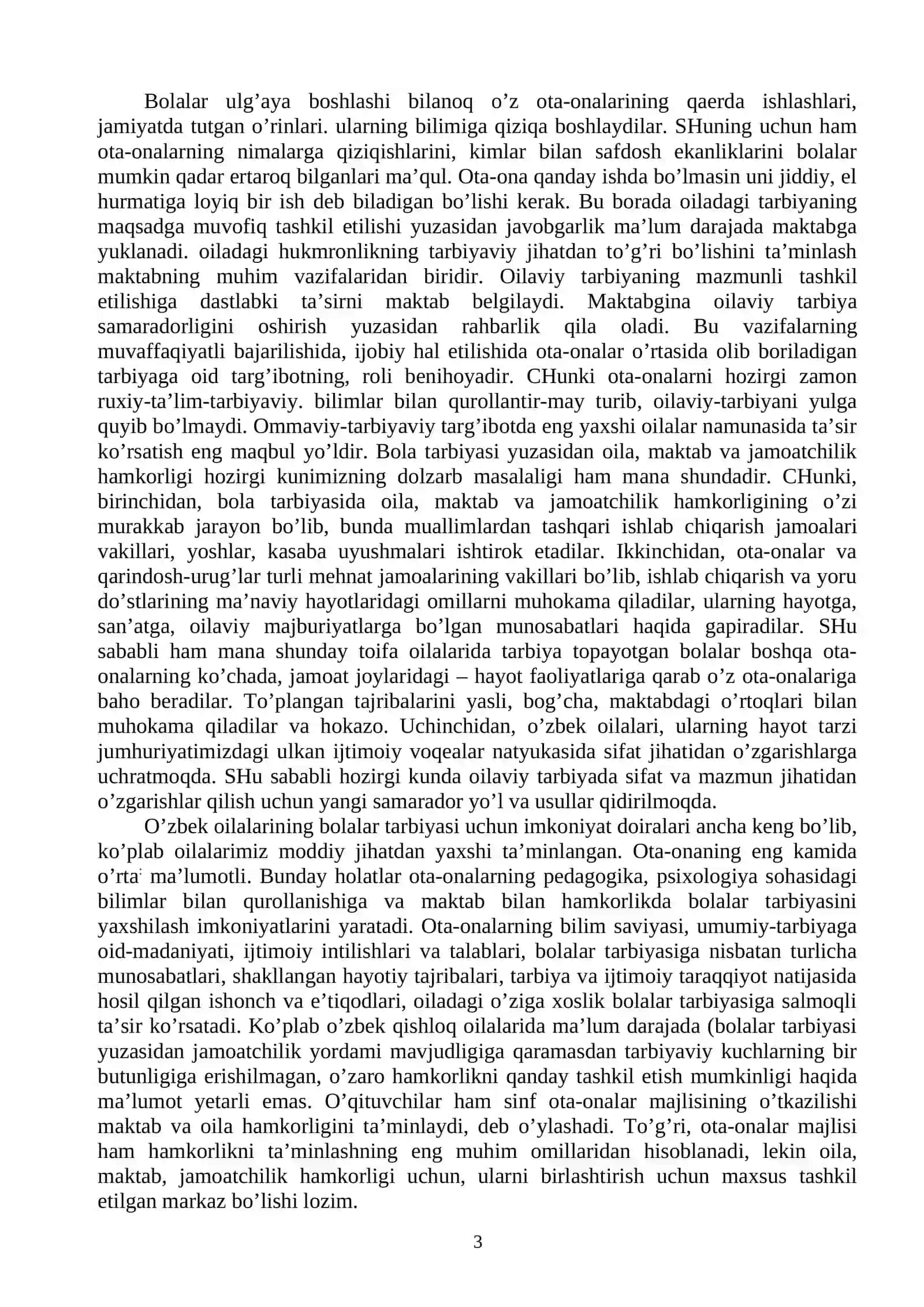 MAKTAB, OILA VA MAHALLA HAMKORLIK ISHLARINING MAZMUNI 3