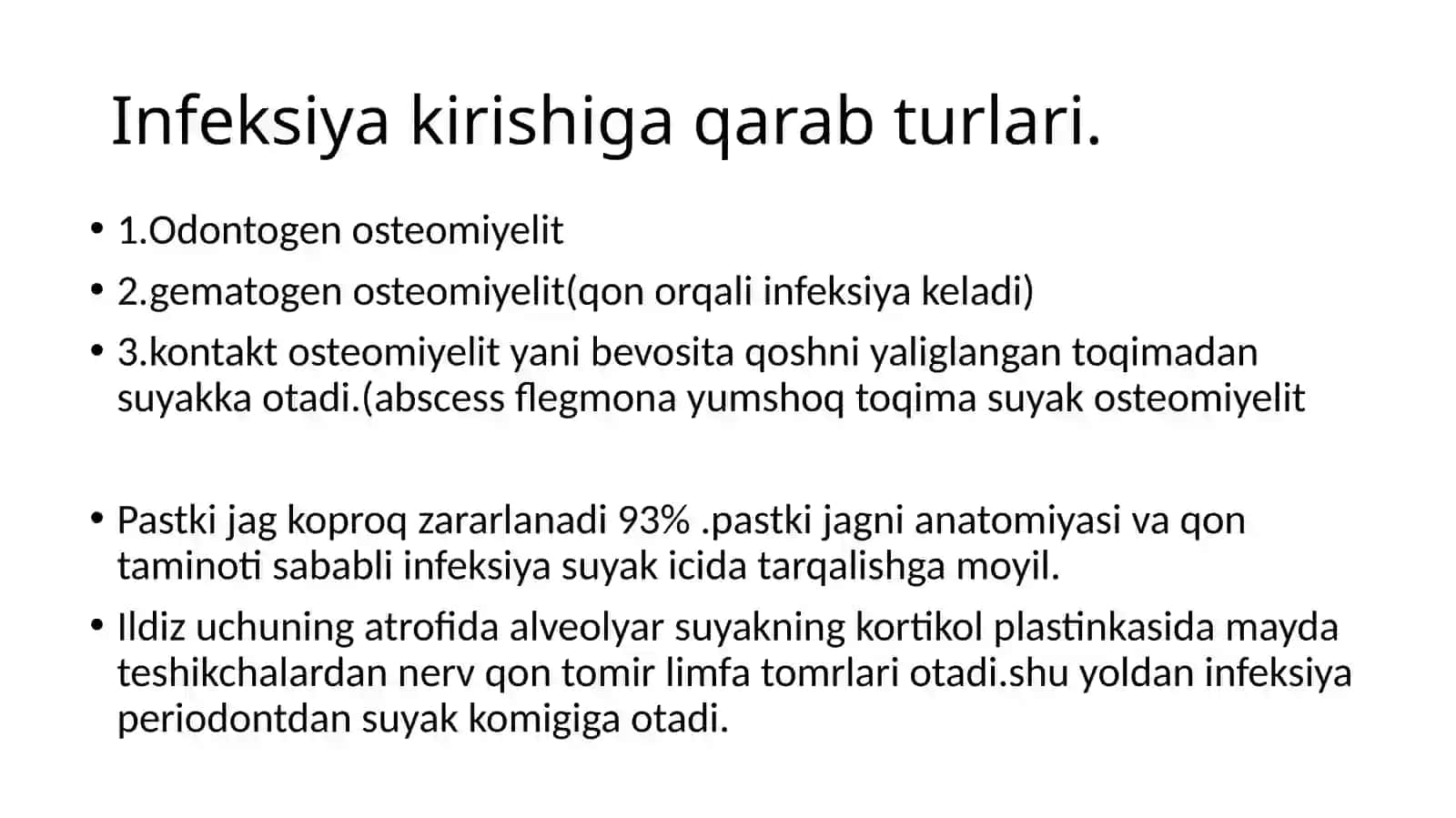 Tish jag'tizimi dayalig'lanish kasaliklari nuqsonini diagnostikasi 3