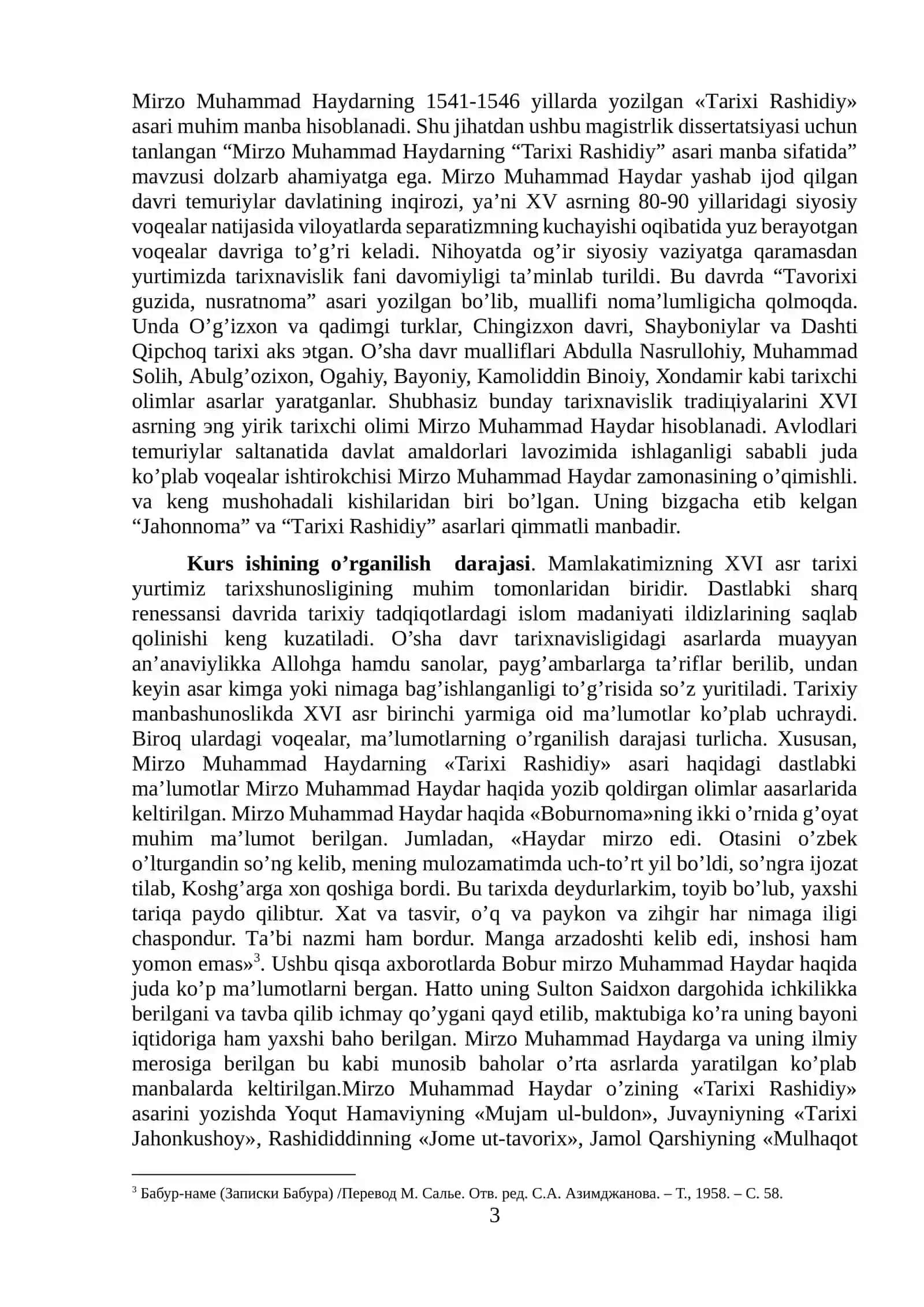Mirzo Muhammad Haydarning  “tarixi rashidiy” asari haqida va uning yaratilish tarixi 3