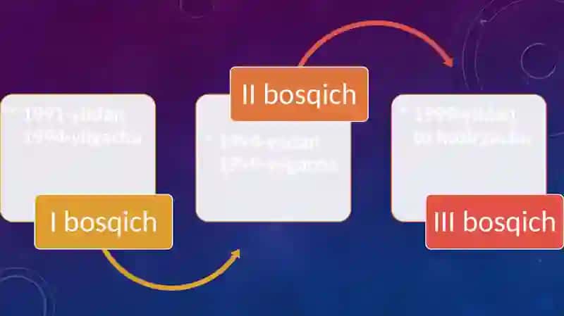 Bojxona xizmatini shakllanish bosqichlari 3