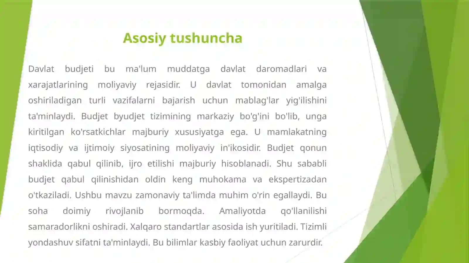 Davlat Budjeti va uning Shakllanish Manbalari 3