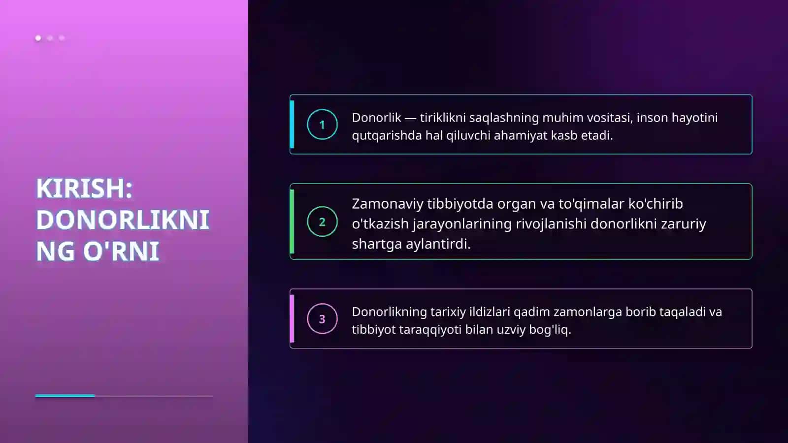 Donorlik, donor turlari va donorlikka unga ko’rsatmalar va qarshi ko’rsatmalar 3