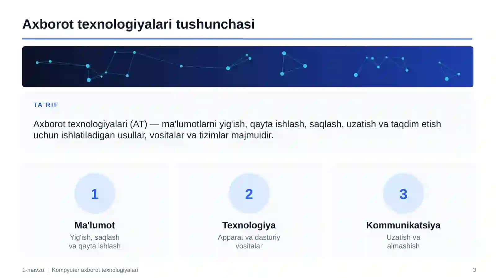 Kompyuter axborot texnologiyalarining mohiyati va vazifalari 3