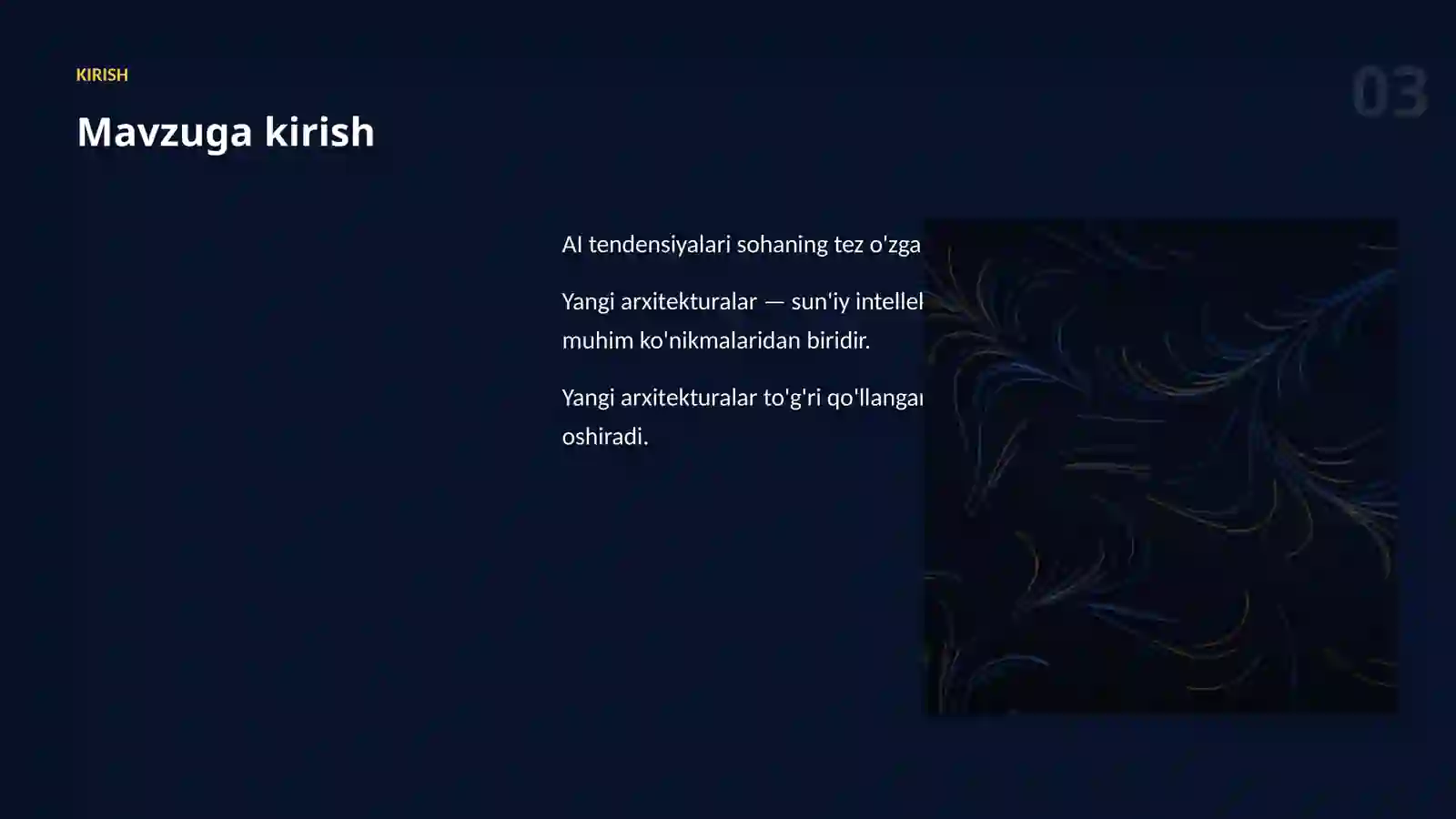 AI TENDENSIYALARI 3