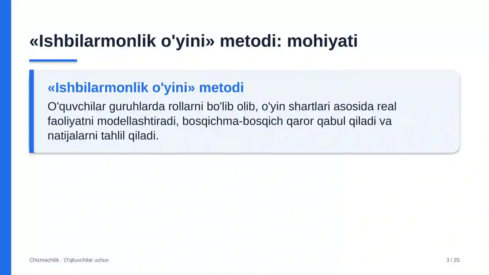 chizmachilik darslarida ishbilarmonlik o'yini metodidan foydalanish 4899 3