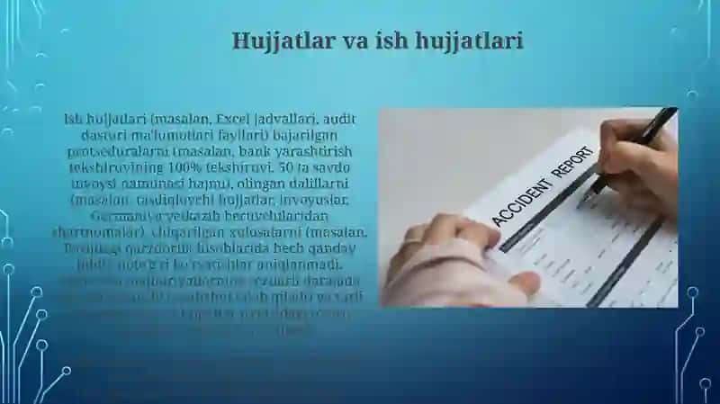 Auditorlik hisoboti va hulosasini tuzish tartibi 3