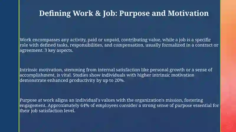 Job and Work 3