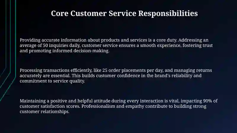 Customer Service Duties 3