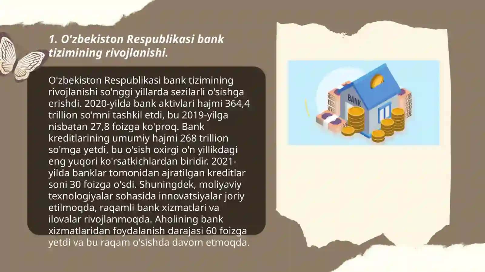 O'zbekiston Respublikasi va xorijiy davlatlarda bank tizimi, nobank tashkilotlari faoliyatining o'ziga xos va qiyosiy jihatlari 3