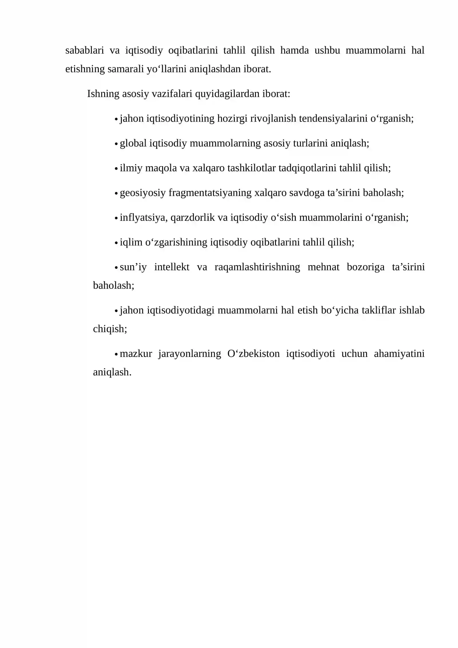 JAHON IQTISODIYOTINING ZAMONAVIY MUAMMOLARI VA ULARNI HAL ETISH YO‘LLARI BO‘YICHA ILMIY MAQOLALARNI TAHLIL QILISH 3