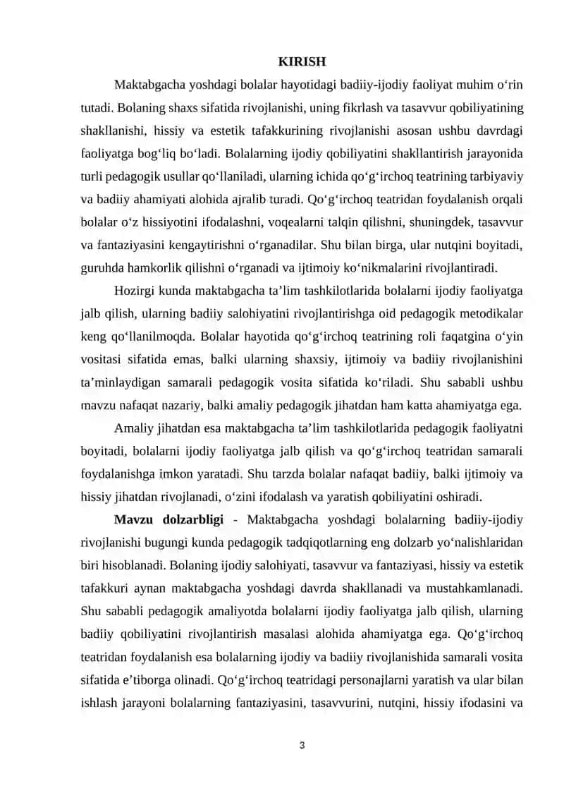 Maktabgacha yoshdagi bolalarni qo’g’irchoq personajlarini yasash orqali badiiy ijodiy qobilyatlarini shakllantirishning tarbiyaviy ahamiyati .docx 3