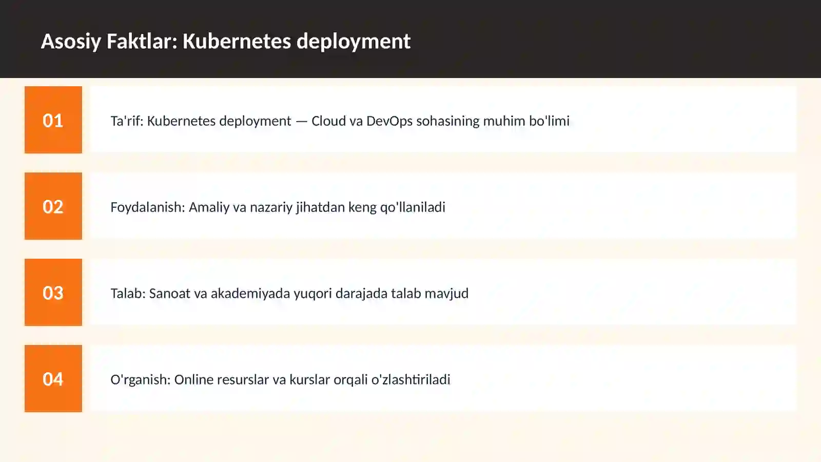 Kubernetes deployment 3