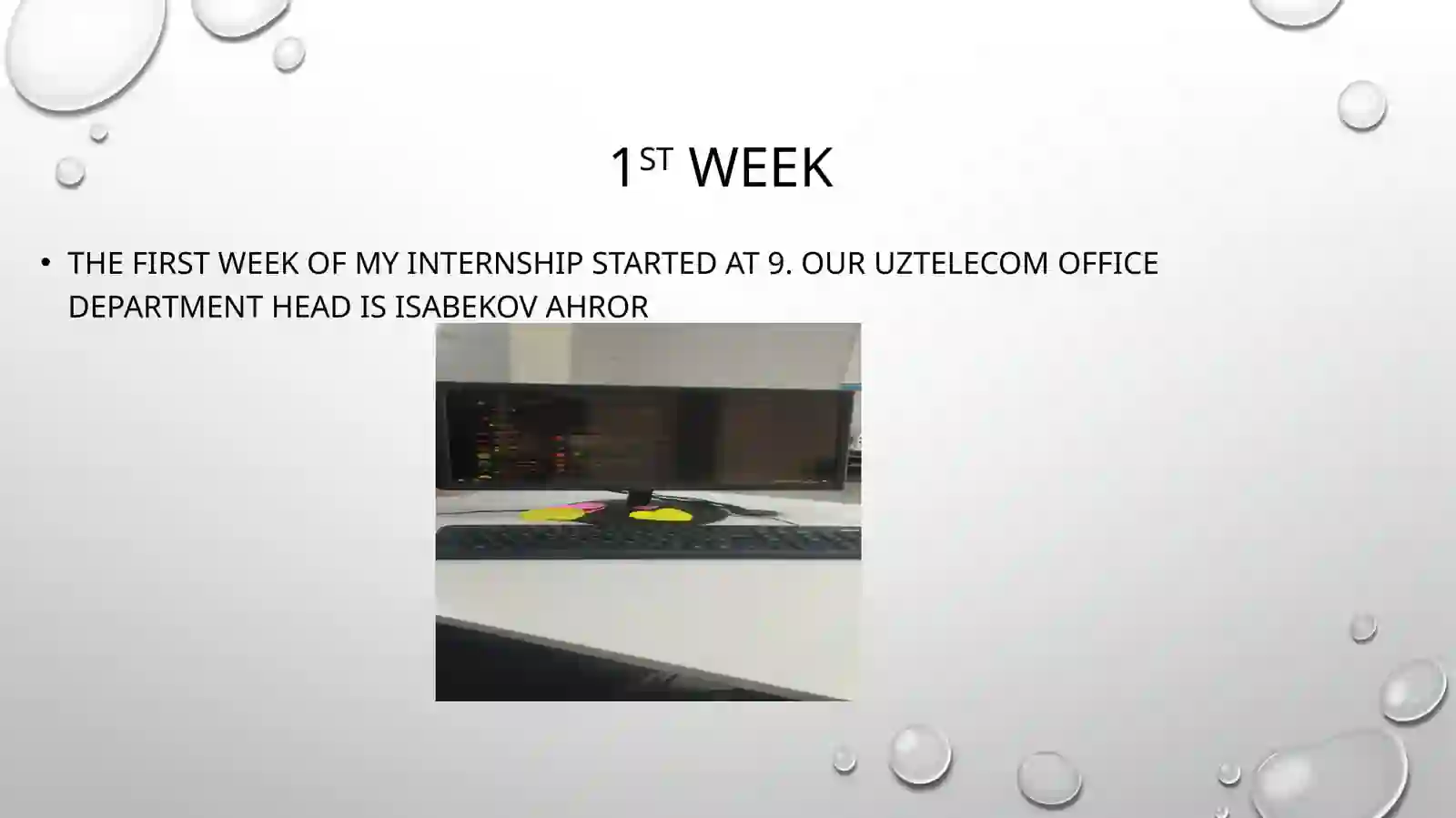 Internship slide 3