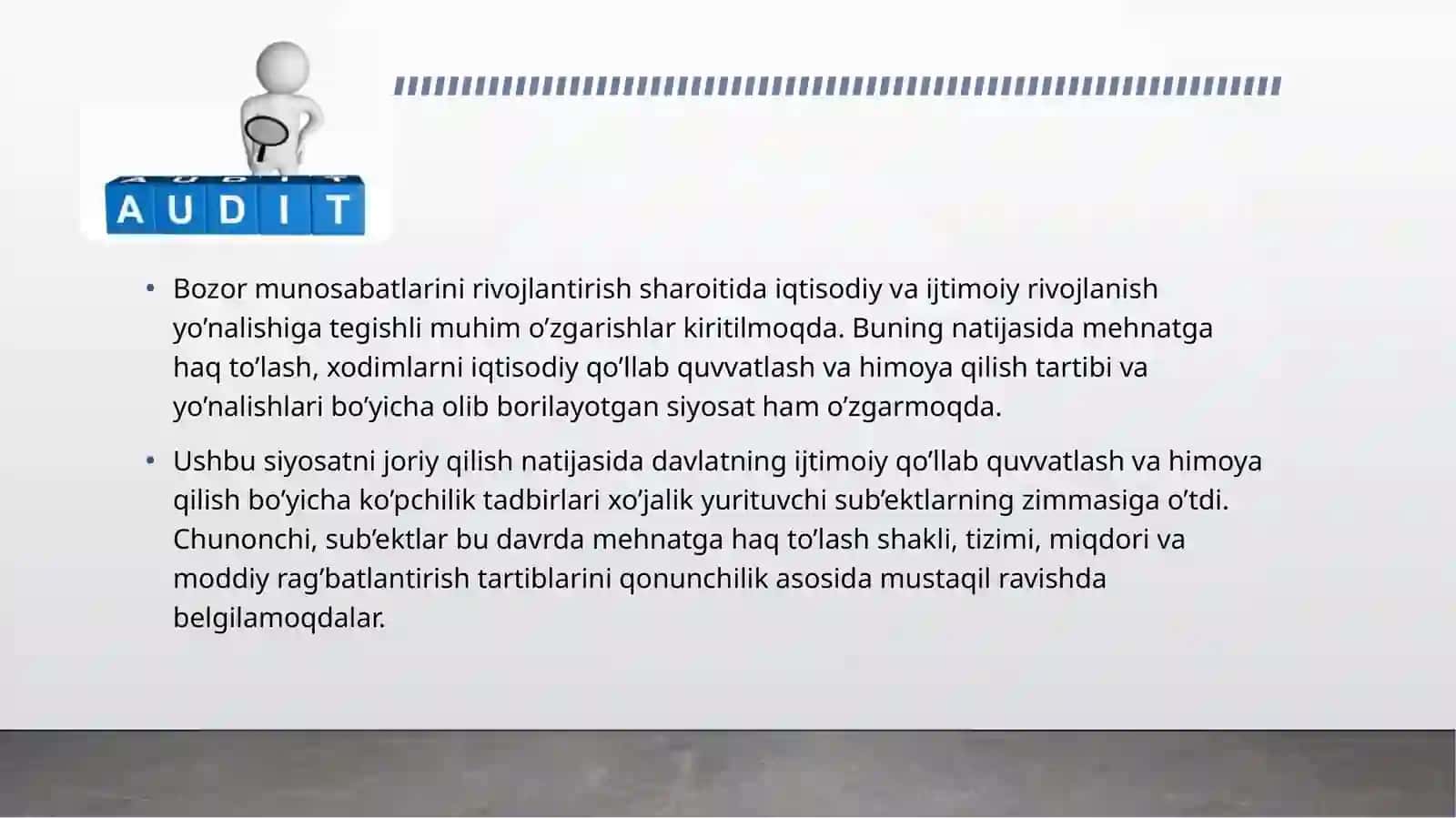 Xodimlar bilan hisob-kitob auditining me’yoriy asoslari 3