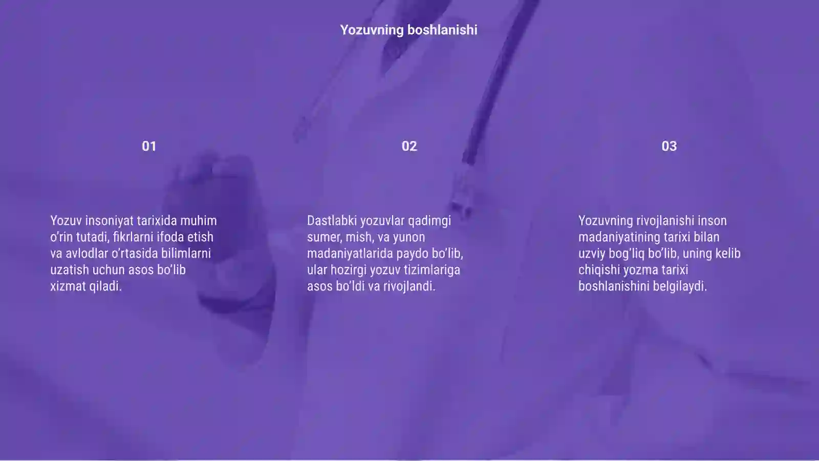 Yozuv va uning tarixiy taraqqiyoti 3