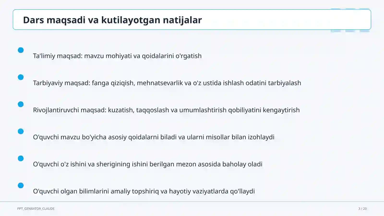 Geometriyaning boshlang'ich tushunchalari 3