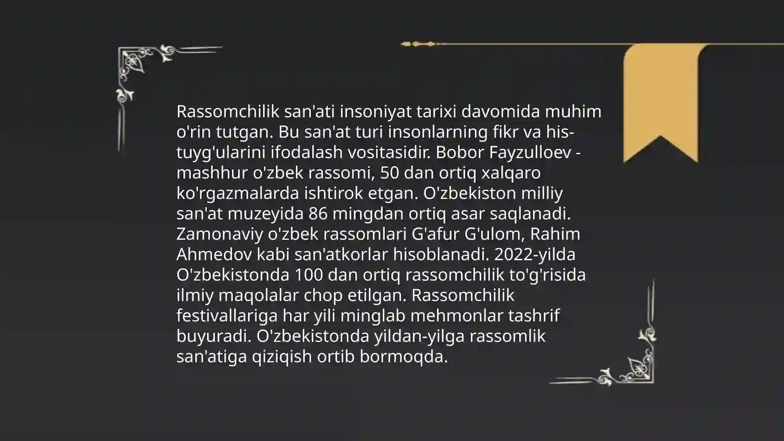 Rassomchilik san'ati 3