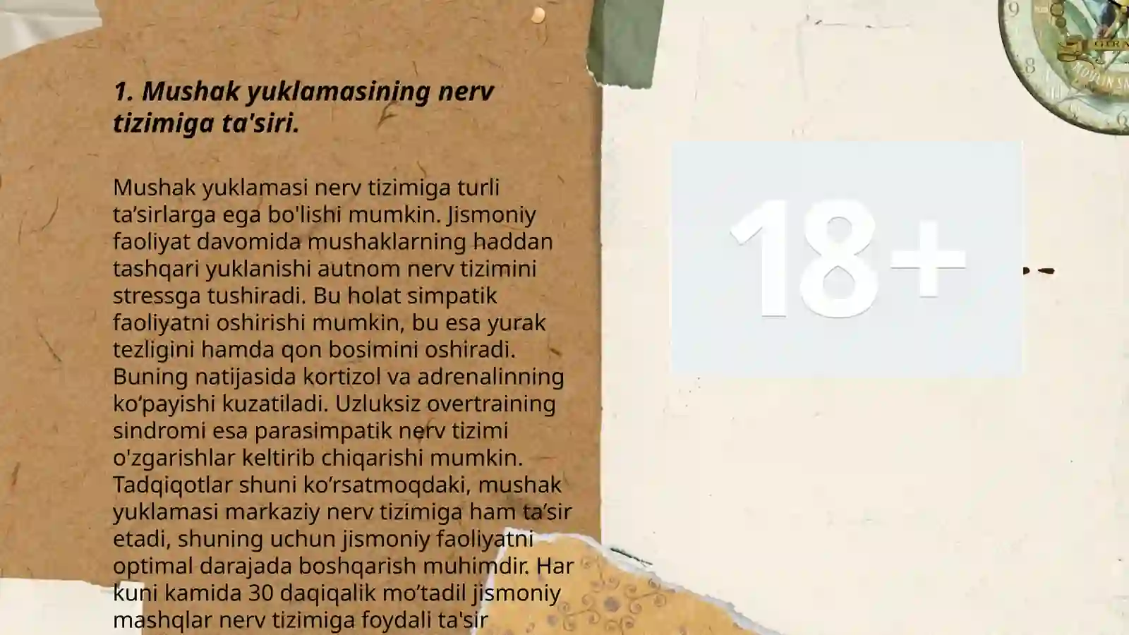 Mushak yuklamasining bolalar nerv tizimi va tayanch harakat aparatining funksional holatlariga ta'siri 3