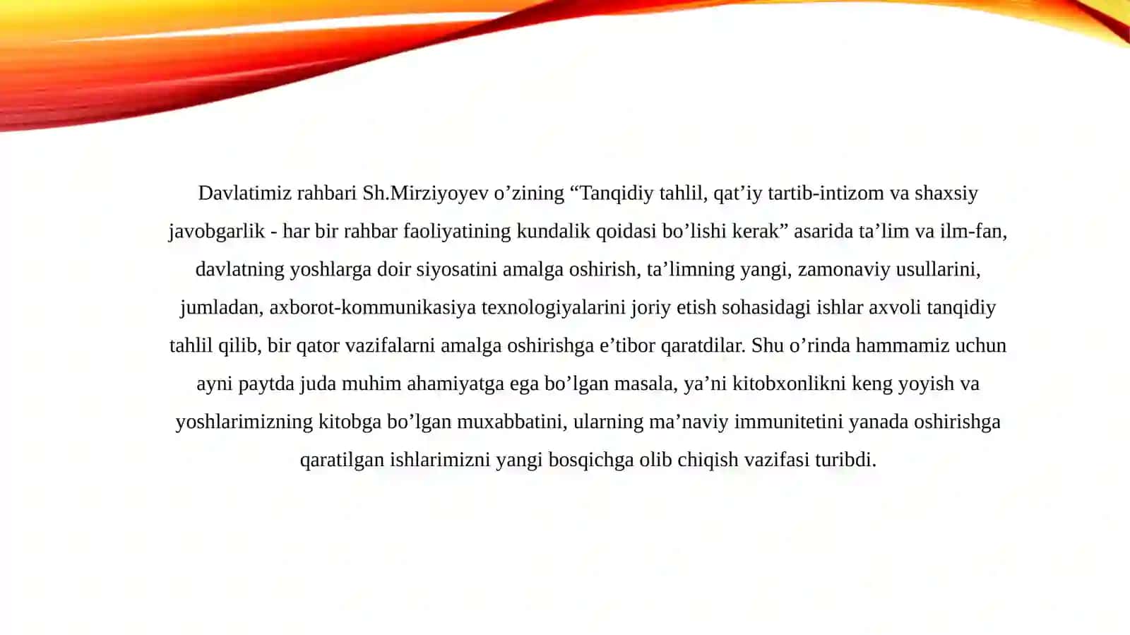 Ta'lim siyosati 3
