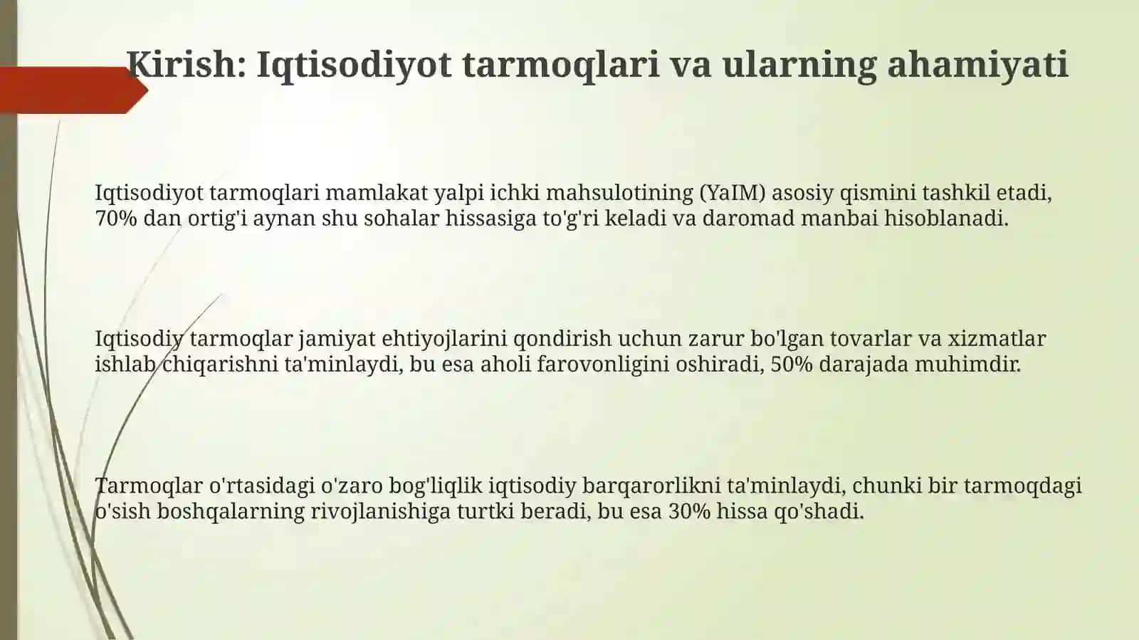 iqtisodiyot tarmoqlari va ularning rivojlanish hususiyatlari 3